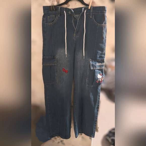 NWT Hello Kitty Jeans XL - Picture 2 of 5